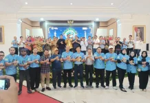 Halalbihalal, PTM Andalan 88 Perkuat Silaturahmi Komunitas Tenis Meja di Jateng