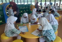 Serunya Outing Class, Anak PAUD-TK Jelajahi Perpusda Kudus