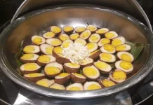 Rahasia Warna Cokelat Telur Pindang dari Bahan Alami