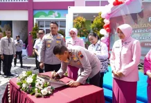 Kapolda Jateng Resmikan Jembatan Merah Putih Jabungan, Akses Warga Semakin Lancar
