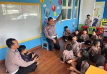 Satlantas Polres Kudus Tanamkan Budaya Tertib Lalu Lintas Sejak Dini