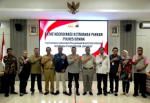 Rakor Ketahanan Pangan di Demak, Polres Soroti Optimalisasi Lahan