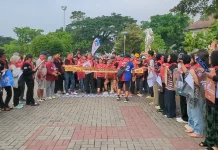 HUT ke-50 Wapeala Undip, Estafet 50 Km Gaungkan Semangat Lestari