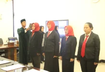 Perkuat Layanan Hukum, Kanwil Kemenkum Jateng Lantik Empat Notaris Pengganti