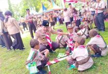Ratusan Pramuka Rembang Semarakkan Pesta Siaga di Karangsari Park