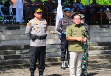 Jelang Hari Buruh, Pemkab dan Polres Pekalongan Gelar Simulasi Sispamkota