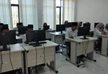 Bukti Melek Teknologi, Ratusan Santri Ikuti Ujian Kesetaraan Berbasis Komputer