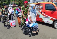 Jemaah Haji Pakai Kursi Roda Ada Pendampingan Khusus