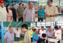 Kunjungi Pabrik Sepatu, Marciano Norman Dorong Industri Olahraga Lokal Mendunia