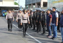 Amankan May Day, Polres Semarang Cek Kesiapan Personel