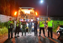 Aksi May Day 2026, Polrestabes Semarang Kawal Ratusan Buruh ke Jakarta