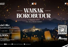 KAI Wisata Hadirkan Paket Spesial Festival Waisak Borobudur 2026