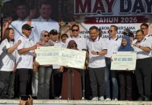 Momen May Day 2026, BPJS Ketenagakerjaan Cabang Ungaran Serahkan Santunan