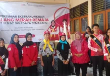 Berikan Layanan Kemanusiaan Inklusif, PMI Resmikan Unit PMR SLB Swadaya Semarang
