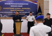 Serentak Nasional, Rutan Purworejo Ikrar Berantas HP Ilegal dan Narkoba