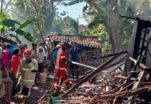Rumah Warga di Pamotan Rembang Ludes Terbakar, Kerugian Capai Rp55 Juta