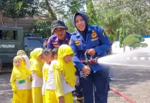 Bangun Budaya Keselamatan sejak Dini, Damkar Pekalongan Sasar Kelompok Bermain