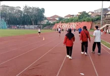 Pagi di GOR Tri Lomba Juang, Ruang Hidup Warga Bergerak