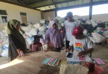 Warga Desa Margorejo Cepiring Antusias Nabung Sampah Ditukar Emas