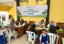 Cegah ISPA, Polsubsektor Kandeman Gelar CKG di Karanggeneng