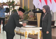 Agus Dwi Lestari Dilantik sebagai Sekda Kendal