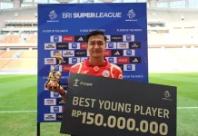 Pemain Persija Dony Tri Jadi Best Young Player of The Season