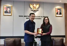 Wamenpora RI Taufik Hidayat Terima Audiensi Wakil Wali Kota Kupang