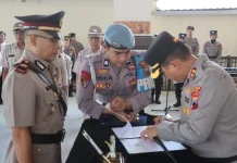 Penyegaran Organisasi di Polres Demak, Kapolres Ingatkan Pentingnya Integritas
