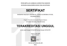 Program Studi Akutansi USM Terakreditasi Unggul
