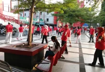 Senam Pernapasan dan Tai Chi Warnai Pagi di Tri Lomba Juang
