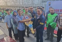 Polda Jateng Bedah Rumah Milik Pengemudi Ojol Korban Kebakaran