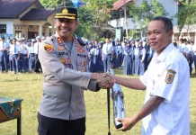 Monumen Larangan Knalpot Brong Hadir di SMKN 3 Salatiga