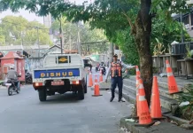 Dishub Kota Semarang Tertibkan Kendaraan yang Parkir di Samping DP Mall