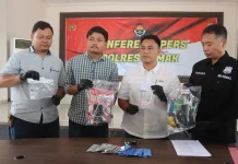 Diduga Edarkan Sabu, Penjual Es Teh Keliling di Pantura Sayung Dibekuk Polres Demak