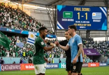 Arab Saudi Tahan Imbang Uruguay, Persaingan Grup H Masih Sulit Diprediksi