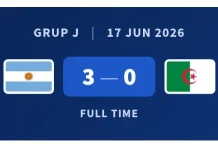 Messi Cetak Hattrick, Argentina Taklukkan Aljazair 3-0
