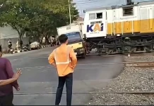 Setelah Tertemper Truk, KA Harina Kini Kembali Diberangkatkan