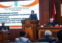 Wali Kota Salatiga Sampaikan Raperda Pertanggungjawaban APBD 2025
