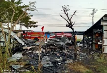 Tiga Warung di Jalur Rembang–Pamotan Terbakar, Kerugian Ditaksir Rp37 Juta