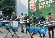 Bea Cukai Kudus Musnahkan 8,9 Juta Batang Rokok Ilegal