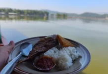 Relaxing Pikiran dengan Melihat View Waduk di Klaten