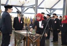 Lantik 61 Pejabat, Wabup Purworejo Minta ASN Jadi Penggerak Perubahan