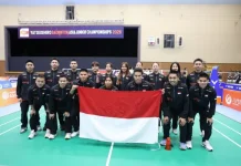 Indonesia Kalah dari Malaysia di penyisihan grup D Badminton Asia Junior