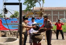 Polres Kudus Resmikan Bantuan Sumur Air Bersih di Kompleks Makam Mbah Gareng