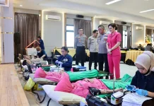 Polrestabes Semarang Rayakan Hari Bhayangkara dengan Aksi Donor Darah