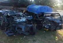 Kecelakaan Dua Mobil Akibatkan Satu Orang Meninggal dan Tiga Orang Luka-Luka