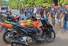 Cegah Balap Liar, Drag Bike Polres Pekalongan Diserbu Gen Z