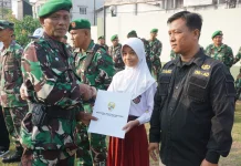 Dukung Prestasi Anak Anggota, Kodim 0736/Batang Berikan Beasiswa Pendidikan