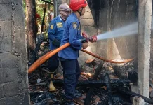 Lupa Matikan Tungku, Rumah Warga di Kalisidi Ungaran Barat Terbakar
