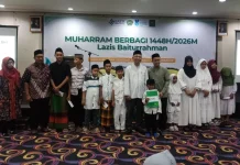 Muharam Berbagi Lazis Baiturahman, Bangkitkan Semangat Anak Yatim Piatu